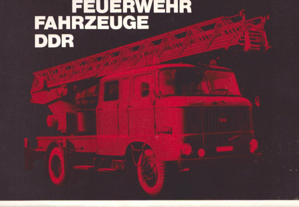 Feuerwehr Fahrzeuge der DDR Mappe 1987