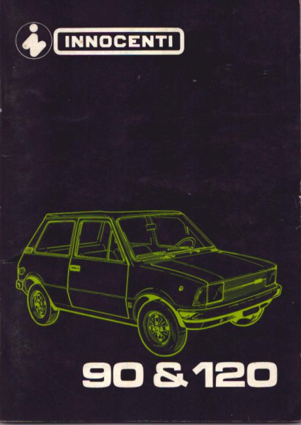 Innocenti 90 120 Bedienungsanleitung 1981