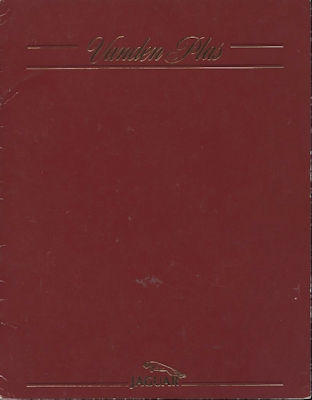 Jaguar / Vanden Plas 5.3 V 12 Prospekt 1983 US