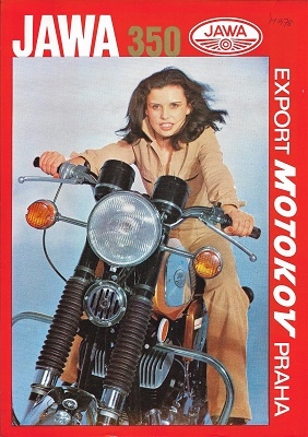 Jawa 350 ccm Prospekt 1970er Jahre