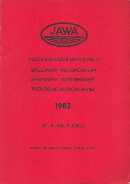 Jawa Speedway Motorräder 1982