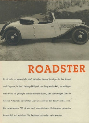 Jawa 700 brochure 1934