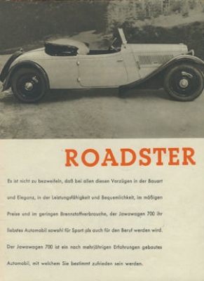 Jawa 700 Prospekt 1934