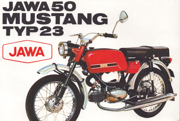 Jawa 50 Mustang Typ 23 Prospekt 1970er Jahre