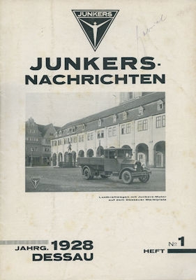 Junkers Nachrichten 1928 Heft 1