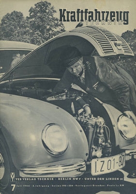 Kraftfahrzeugtechnik KFT 1954 Heft 7