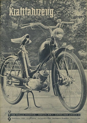 Kraftfahrzeugtechnik KFT 1955 Heft 9
