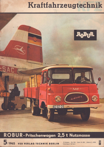Kraftfahrzeugtechnik KFT 1965 Heft 5