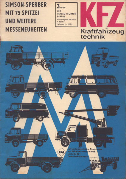 Kraftfahrzeugtechnik KFT 1966 Heft 3