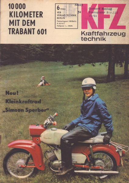 Kraftfahrzeugtechnik KFT 1966 Heft 6