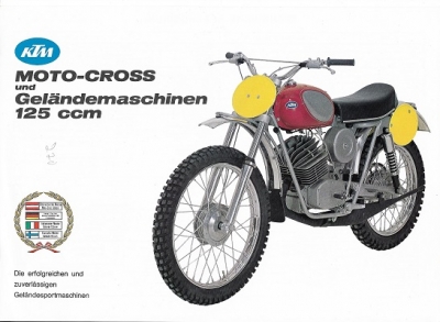 KTM 125 Motocross brochure 1970