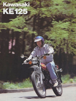 Kawasaki KE 125 Prospekt ca. 1978