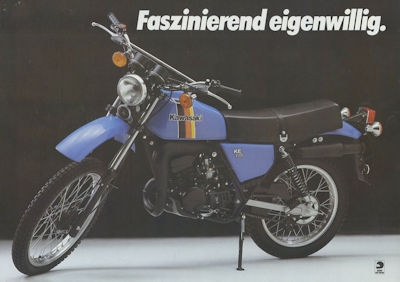 Kawasaki KE 175 brochure ca. 1980