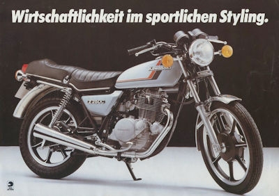 Kawasaki Z 250 C Prospekt ca. 1980