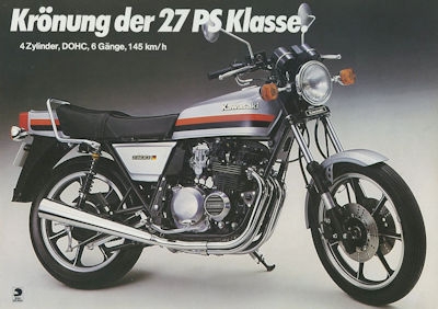 Kawasaki Z 400 J brochure ca. 1980