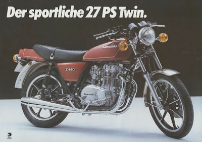 Kawasaki Z 440 brochure ca. 1980