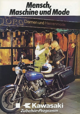 Kawasaki Zubehör Prospekt ca. 1981