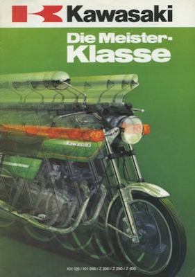 Kawasaki Meister Klasse Prospekt ca. 1981