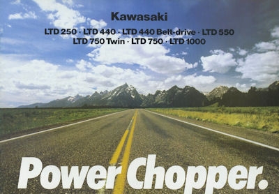 Kawasaki Power Chopper brochure 1982