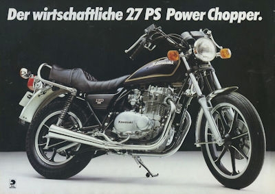 Kawasaki Z 440 LTD Prospekt ca. 1982