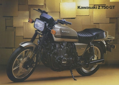 Kawasaki Z 750 GT Prospekt ca. 1984