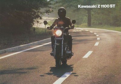 Kawasaki Z 1100 ST brochure ca. 1984