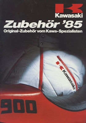 Kawasaki Zubehör Prospekt 1985