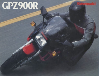 Kawasaki GPZ 900 R brochure ca. 1986