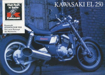 Kawasaki EL 250 brochure ca. 1988