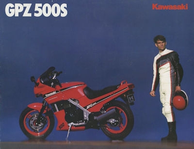 Kawasaki GPZ 500 S Prospekt ca. 1988