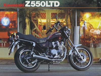 Kawasaki LTD 550 Prospekt ca. 1988