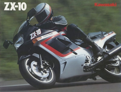 Kawasaki ZX-10 Prospekt ca. 1988