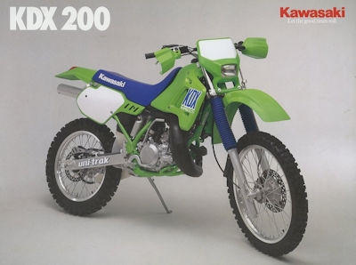 Kawasaki KDX 200 Prospekt 1989