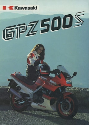 Kawasaki GPZ 550 S Prospekt ca. 1989