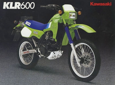 Kawasaki KLR 600 Prospekt ca. 1989