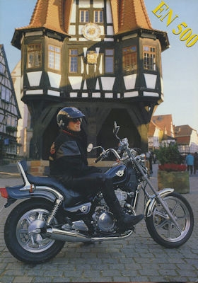 Kawasaki EN 500 brochure ca. 1990