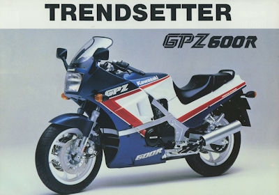 Kawasaki GPZ 600 R brochure ca. 1990