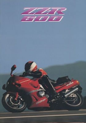 Kawasaki ZZR 600 brochure ca. 1990