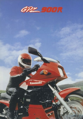 Kawasaki GPZ 900 R brochure ca. 1990