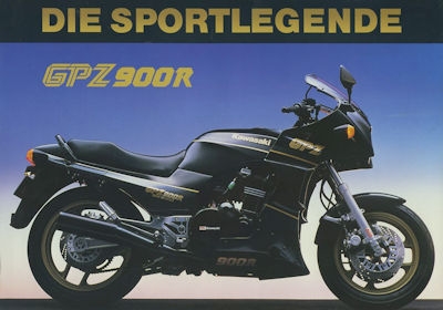 Kawasaki GPZ 900 R brochure ca. 1990