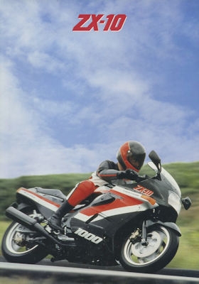 Kawasaki ZX-10 brochure ca. 1990