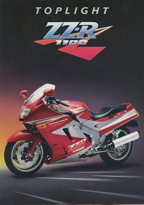 Kawasaki ZZ-R 1100 brochure ca. 1990