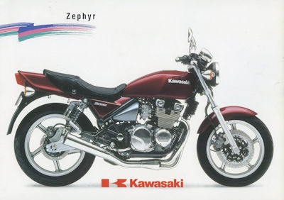 Kawasaki Zephyr 550 brochure 9.1992