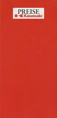 Kawasaki Preisliste 6.1998