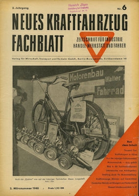 Das Kraftfahrzeug Fachblatt 1948 No. 6