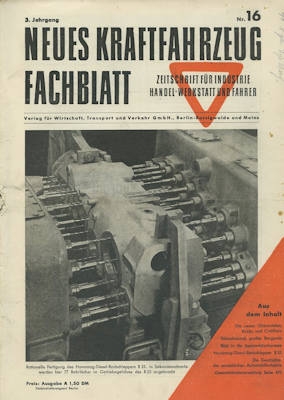 Das Kraftfahrzeug Fachblatt 1949 No. 16