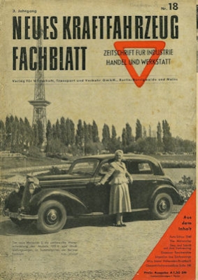 Das Kraftfahrzeug Fachblatt 1949 No. 18