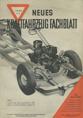 Das Kraftfahrzeug Fachblatt 1949 No. 21