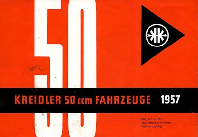 Kreidler Programm 6.1957