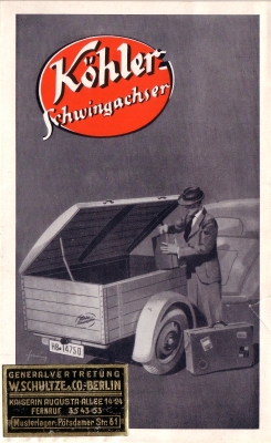 Car follower Köhler program 1930s